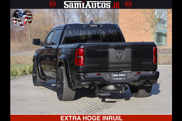 Dodge Ram 1500 Limited Night High Output 540HP 706Nm | Massage + Full Option | De Meest Luxe en Volle Pick-Up in zijn Klasse | Comfortabele Dubbele Cabine met Royale 5 Zitplaatsen | BPM vrij | Nu Leverbaar uit Voorraad | Voorraad Nr 2357 - 5182
