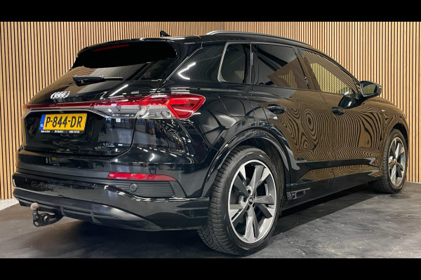 Audi Q4 e-tron 40 S Edition Competition 77 kWh|100%SOH|BLACK ED.|TREKH.|ACC|CARPLAY|CAMERA|STOELVERW.|NL-AUTO|NAP|1e EIG|INCL BTW|