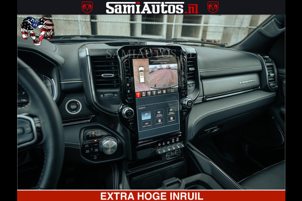 Dodge Ram 1500 Limited Night | 5.7 V8 Hemi Full Option | LPG | Comfortabele Dubbele Cabine met Royale 5 Zitplaatsen | De Meest Luxe en Volle Pick-Up in zijn Klasse | BPM vrij | Nu Leverbaar uit Voorraad | Voorraad Nr v45lp
