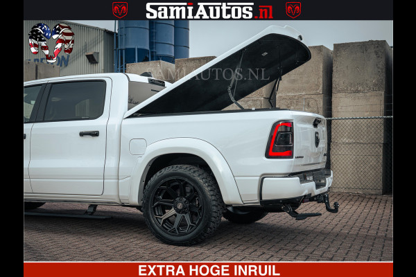 Dodge Ram 1500 Limited Night | 5.7 V8 Hemi Full Option | LPG | Comfortabele Dubbele Cabine met Royale 5 Zitplaatsen | De Meest Luxe en Volle Pick-Up in zijn Klasse | BPM vrij | Nu Leverbaar uit Voorraad | Voorraad Nr v45lp