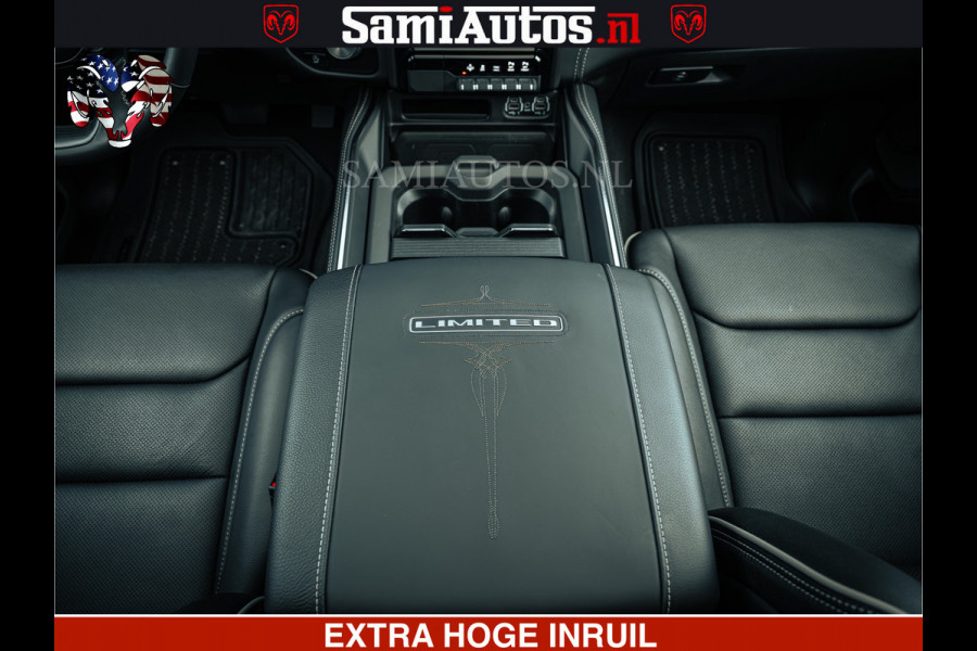 Dodge Ram 1500 Limited Night | 5.7 V8 Hemi Full Option | LPG | Comfortabele Dubbele Cabine met Royale 5 Zitplaatsen | De Meest Luxe en Volle Pick-Up in zijn Klasse | BPM vrij | Nu Leverbaar uit Voorraad | Voorraad Nr v45lp