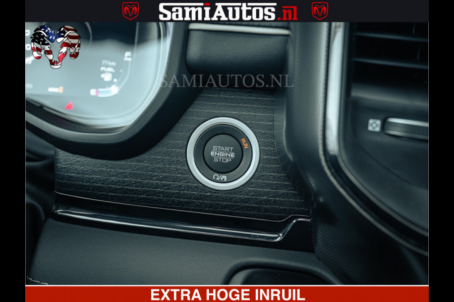 Dodge Ram 1500 Limited Night | 5.7 V8 Hemi Full Option | LPG | Comfortabele Dubbele Cabine met Royale 5 Zitplaatsen | De Meest Luxe en Volle Pick-Up in zijn Klasse | BPM vrij | Nu Leverbaar uit Voorraad | Voorraad Nr v45lp