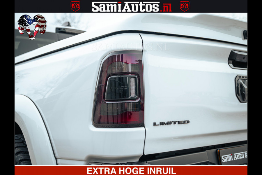 Dodge Ram 1500 Limited Night | 5.7 V8 Hemi Full Option | LPG | Comfortabele Dubbele Cabine met Royale 5 Zitplaatsen | De Meest Luxe en Volle Pick-Up in zijn Klasse | BPM vrij | Nu Leverbaar uit Voorraad | Voorraad Nr v45lp