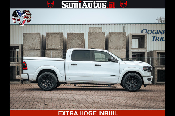 Dodge Ram 1500 Limited Night | 5.7 V8 Hemi Full Option | LPG | Comfortabele Dubbele Cabine met Royale 5 Zitplaatsen | De Meest Luxe en Volle Pick-Up in zijn Klasse | BPM vrij | Nu Leverbaar uit Voorraad | Voorraad Nr v45lp