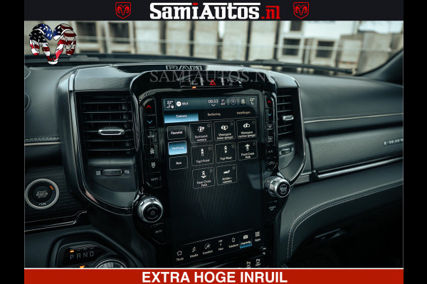 Dodge Ram 1500 Limited Night | 5.7 V8 Hemi Full Option | LPG | Comfortabele Dubbele Cabine met Royale 5 Zitplaatsen | De Meest Luxe en Volle Pick-Up in zijn Klasse | BPM vrij | Nu Leverbaar uit Voorraad | Voorraad Nr v45lp
