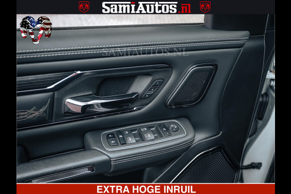 Dodge Ram 1500 Limited Night | 5.7 V8 Hemi Full Option | LPG | Comfortabele Dubbele Cabine met Royale 5 Zitplaatsen | De Meest Luxe en Volle Pick-Up in zijn Klasse | BPM vrij | Nu Leverbaar uit Voorraad | Voorraad Nr v45lp