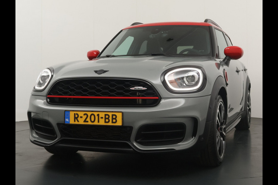 MINI Countryman 2.0 John Cooper Works ALL4 White Silver Edition Automaat - Airco - Apple Carplay/Android Auto - Cruise Control -KeyLess Entry - Panoramadak - Lederen Bekleding - Voorstoelen Verwarmd - Virena Zekerheidspakket €895,-