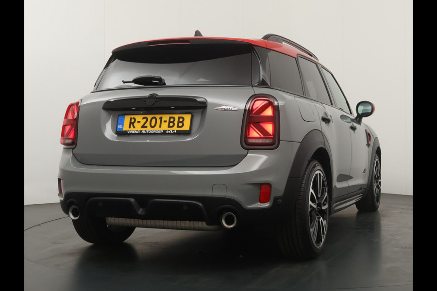 MINI Countryman 2.0 John Cooper Works ALL4 White Silver Edition Automaat - Airco - Apple Carplay/Android Auto - Cruise Control -KeyLess Entry - Panoramadak - Lederen Bekleding - Voorstoelen Verwarmd - Virena Zekerheidspakket €895,-