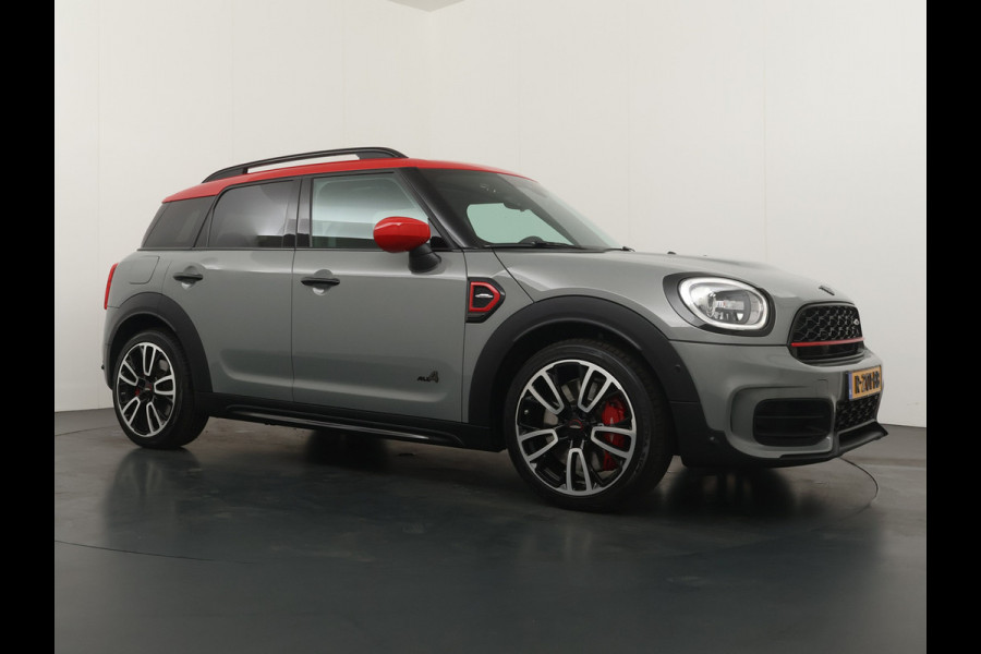 MINI Countryman 2.0 John Cooper Works ALL4 White Silver Edition Automaat - Airco - Apple Carplay/Android Auto - Cruise Control -KeyLess Entry - Panoramadak - Lederen Bekleding - Voorstoelen Verwarmd - Virena Zekerheidspakket €895,-