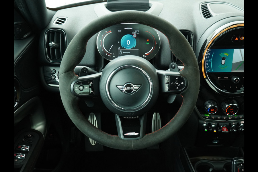 MINI Countryman 2.0 John Cooper Works ALL4 White Silver Edition Automaat - Airco - Apple Carplay/Android Auto - Cruise Control -KeyLess Entry - Panoramadak - Lederen Bekleding - Voorstoelen Verwarmd - Virena Zekerheidspakket €895,-