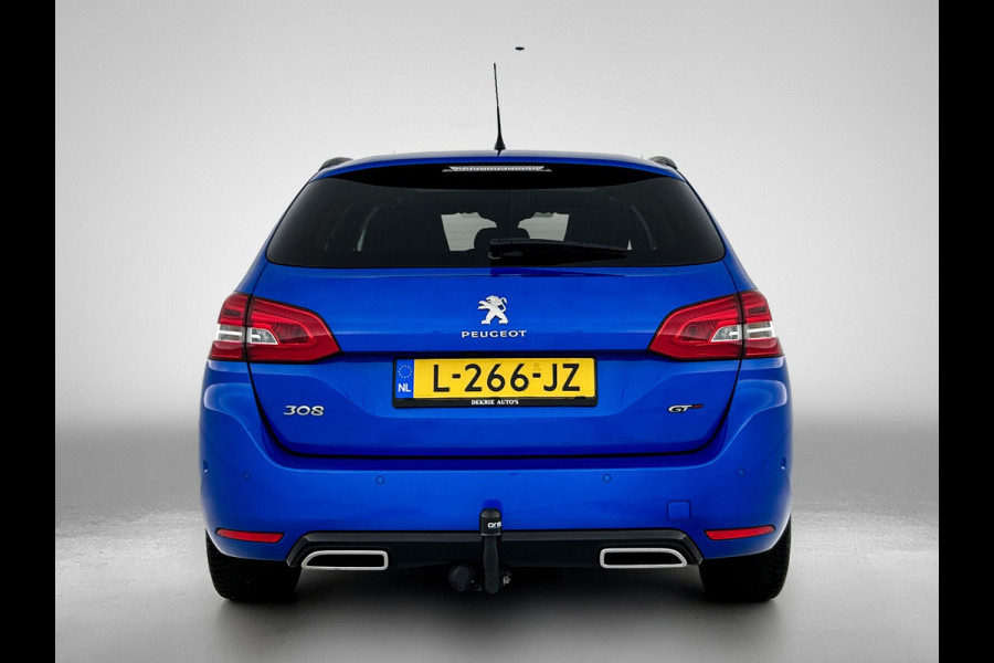 Peugeot 308 SW 1.2 131PK GT Automaat / Distributie vv.bij 102.000KM / Trekhaak / 1/2 Leder / Pdc+Camera / Navi./ Xenon / / Apk 06-2027