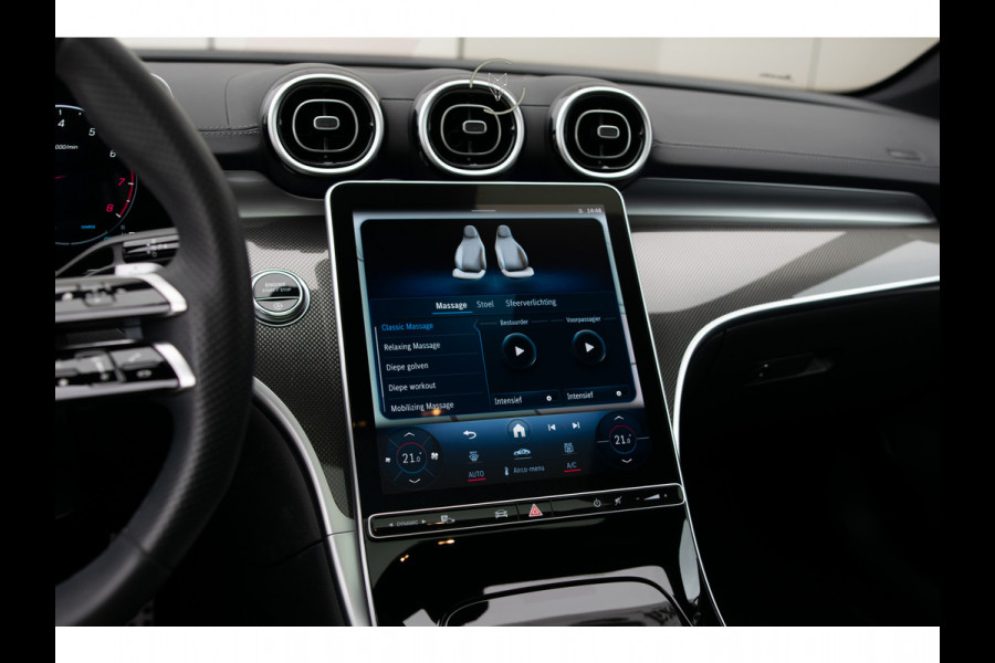Mercedes-Benz C-Klasse Estate 300 AMG Night Massage|ACC|Keyless|Pano|360|Soundsysteem|LED|19"|New Service