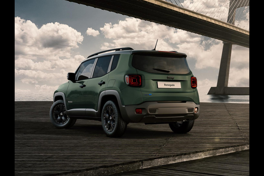 Jeep Renegade 4xe 240 Plug-in Hybrid Electric The North Star | Schuif/Kanteldak | Winter Pack | Techno Green
