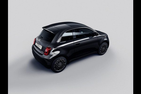 Fiat 500 Hybrid La Prima | Clima | LED | PDC | JBL Premium Audio | 17" | Camera | BSM | Canneloni Ivory/Piombo interieur