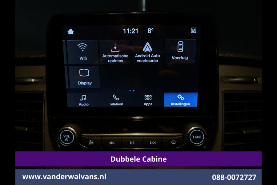 Ford Transit Custom 2.0 TDCI 131pk L2H1 Dubbele Cabine Euro6 Airco | 6-Zits | Camera | LED | 2800kg Trekhaak | Cruisecontrol Verwarmde voorruit, Android Auto, Dakdragers, Parkeersensoren