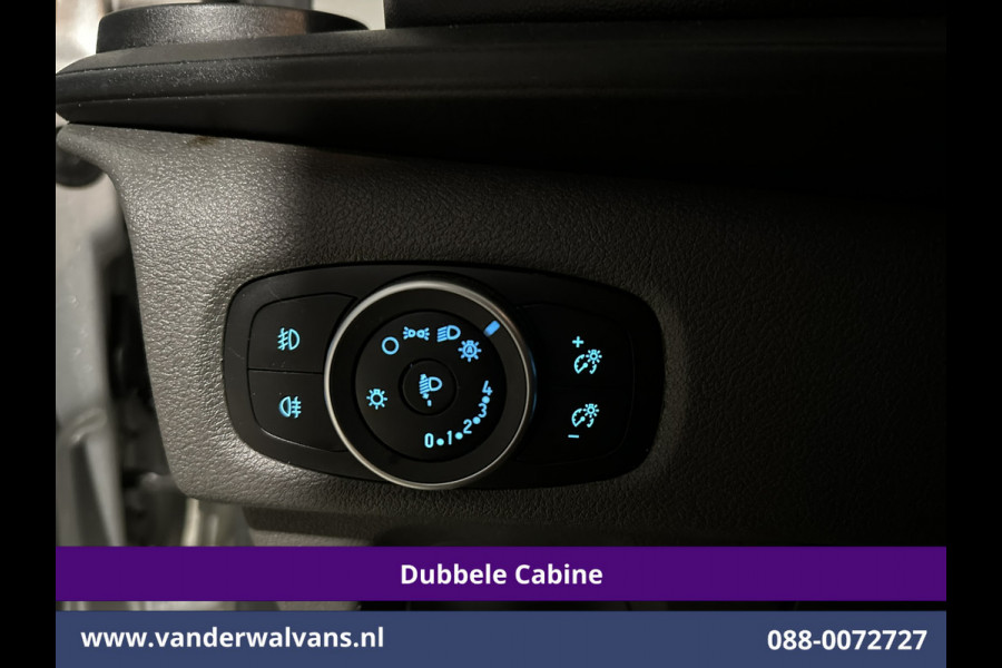 Ford Transit Custom 2.0 TDCI 131pk L2H1 Dubbele Cabine Euro6 Airco | 6-Zits | Camera | LED | 2800kg Trekhaak | Cruisecontrol Verwarmde voorruit, Android Auto, Dakdragers, Parkeersensoren