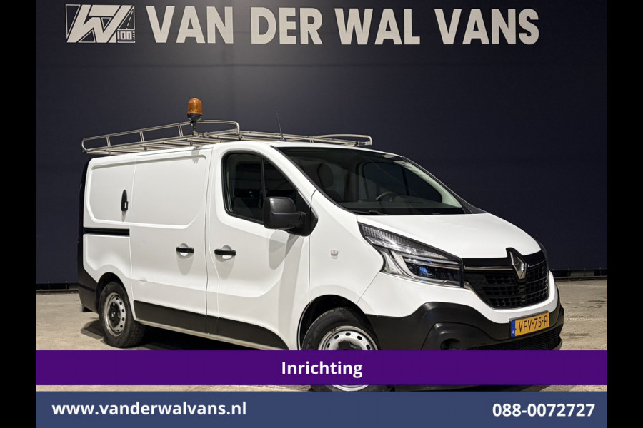 Renault Trafic 1.6 dCi L1H1 Inrichting Euro6 Airco | Imperiaal | Omvormer | Trekhaak | LED | Cruisecontrol Parkeersensoren, Bijrijdersbank