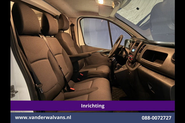 Renault Trafic 1.6 dCi L1H1 Inrichting Euro6 Airco | Imperiaal | Omvormer | Trekhaak | LED | Cruisecontrol Parkeersensoren, Bijrijdersbank
