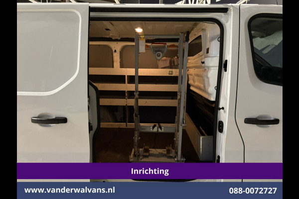 Renault Trafic 1.6 dCi L1H1 Inrichting Euro6 Airco | Imperiaal | Omvormer | Trekhaak | LED | Cruisecontrol Parkeersensoren, Bijrijdersbank