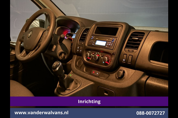 Renault Trafic 1.6 dCi L1H1 Inrichting Euro6 Airco | Imperiaal | Omvormer | Trekhaak | LED | Cruisecontrol Parkeersensoren, Bijrijdersbank