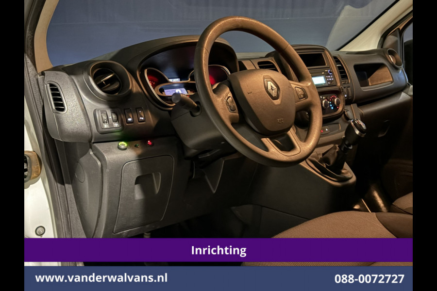 Renault Trafic 1.6 dCi L1H1 Inrichting Euro6 Airco | Imperiaal | Omvormer | Trekhaak | LED | Cruisecontrol Parkeersensoren, Bijrijdersbank
