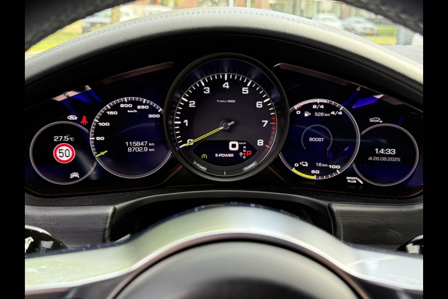Porsche Panamera Sport Turismo BWJ 2019 | 2.9 601PK 4 E-Hybrid NL AUTO | LEER | PANO | 21'' LMV | CAMERA | LEER | AD CRUISE | CARPLAY | BOSE | PDC | LUCHTVERING