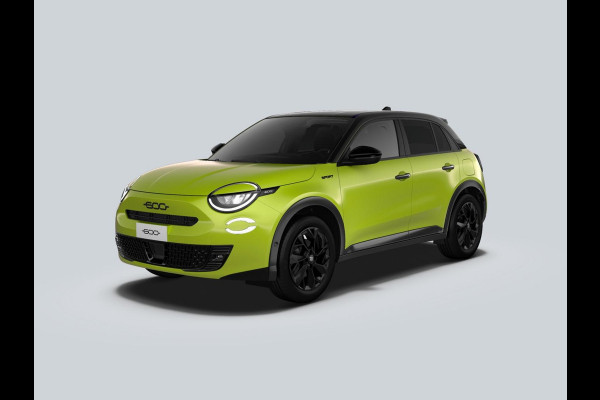 Fiat 600 1.2 145pk Hybrid Sport | Clima | Cruise | Navi | 18" | Winter Pack | Apple Carplay | BSM