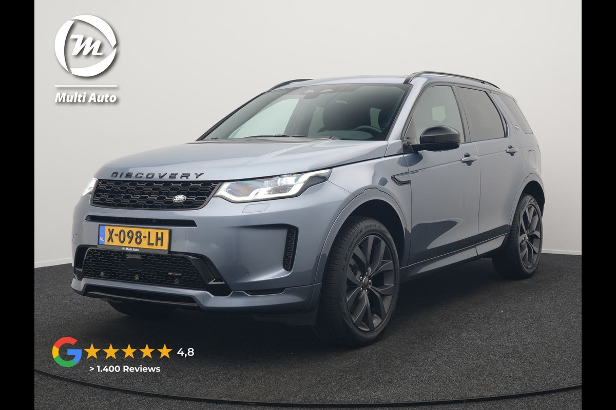 Land Rover Discovery Sport P300e R-Dynamic HSE Plug In Hybrid 300pk Dealer O.H. PHEV | Trekhaak Afn. |  Adaptive Cruise | Camera | Meridian Audio | Alcantara Sportstoelen Memory & Verwarmd | Stuur Verwarmd | Apple Carplay | Keyless | Blis | Navigatie | DAB |