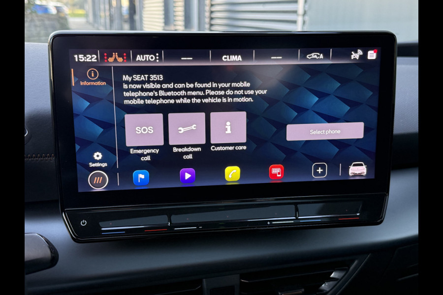 CUPRA Born BWJ 2022 | SOH 92,4% BUS Adrenaline 204PK 62 kWh | PANO DAK | CAMERA A | 19'' LMV | STOELVERW | NAVI | CLIMA | CARPLAY |