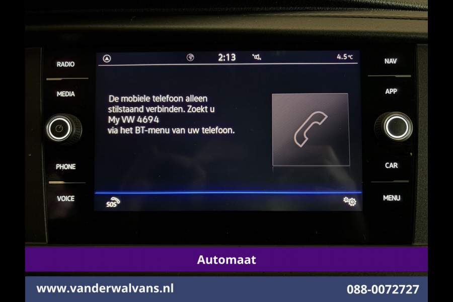 Volkswagen Transporter 2.0 TDI 150pk Automaat L2H1 Inrichting Euro6 Airco | Navigatie | Camera | Apple Carplay | Cruisecontrol Android Auto, Parkeersensoren, Bijrijdersbank, 2500kg trekvermogen