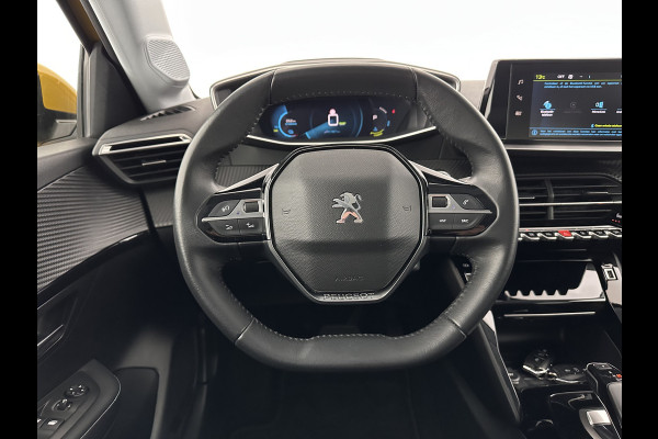 Peugeot e-208 EV Allure Pack 50 kWh (3-Fase-11kW) {SOH-89%} Aut.*HEATPUMP | LEATHER-FABRIC | FULL-LED | DIGI-COCKPIT | BLINDSPOT | CAMERA | AMBIENTLIGHT | NAVI-FULLMAP | LANE-ASSIST | KEYLESS | DAB | PRIVACYGLASS | HEATED-SPORTSEATS | CARPLAY | 16"ALU