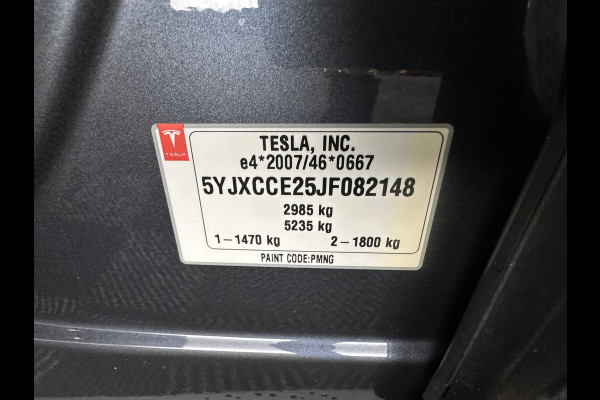 Tesla Model X 75D Base 7-Pers. [ 3-Fase-17kW ] {SOH-88%} Aut. *PANO-WINDOW | AUTOPILOT | LEATHER-FABRIC | TOPVIEW | NAVI-FULLMAP | FULL-LED | AIRSUSPENSION | DIGI-COCKPIT | KEYLESS | CAMERA | DAB+ | HEATED-COMFORTSEATS | 20''ALU*