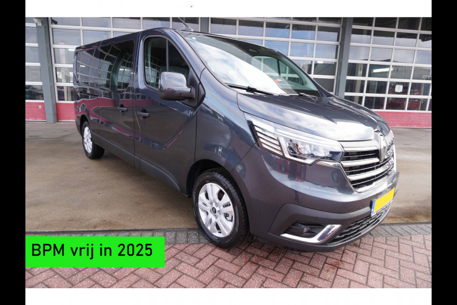 Renault Trafic 2.0 Blue dCi 130PK T29 L2H1 Advance Dubbelcabine nr.V133 | Airco | Cruise | Camera |Trekhaak | Apple CP- Android auto | 17"LM velgen