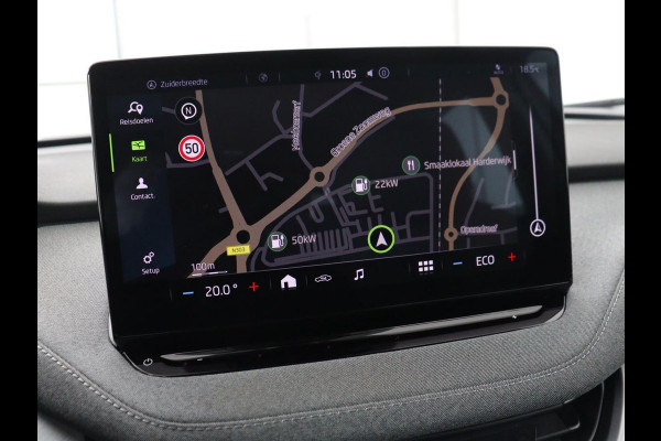 Škoda ENYAQ iV 60 | SOH 92% | Trekhaak | Half leder | Sfeerverlichting | Carplay | Navigatie | 19'' | Cruise control | Parkeerhulp | Full LED