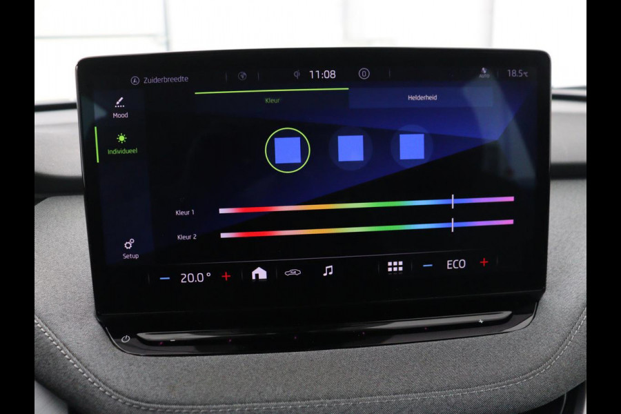 Škoda ENYAQ iV 60 | SOH 92% | Trekhaak | Half leder | Sfeerverlichting | Carplay | Navigatie | 19'' | Cruise control | Parkeerhulp | Full LED