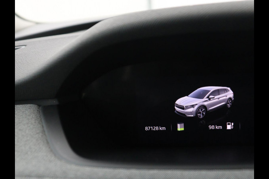 Škoda ENYAQ iV 60 | SOH 92% | Trekhaak | Half leder | Sfeerverlichting | Carplay | Navigatie | 19'' | Cruise control | Parkeerhulp | Full LED