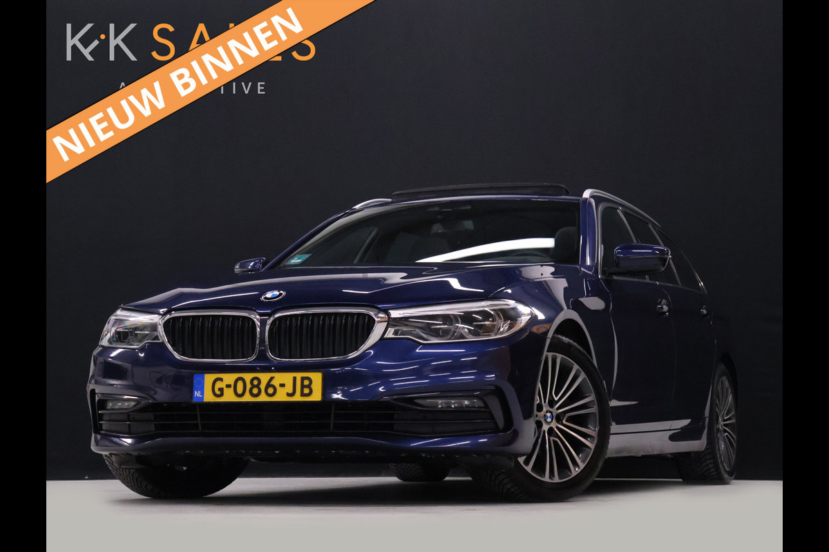 BMW 5 Serie Touring 520i High Executive Edition [SCHUIFDAK, MEMORY SEATS, CAMERA, HEAD UP DISPLAY, VOL LEDER, SPORTSTOELEN, NIEUWSTAAT]