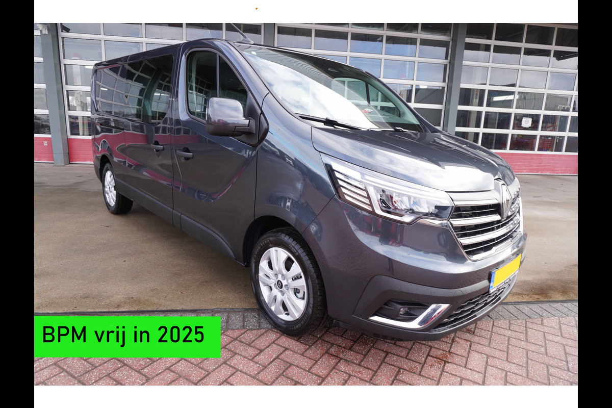 Renault Trafic 2.0 Blue dCi 130PK T29 L2H1 Advance Dubbelcabine nr.V164 | Airco | Cruise | Camera |Trekhaak | Apple CP- Android auto | 17"LM velgen