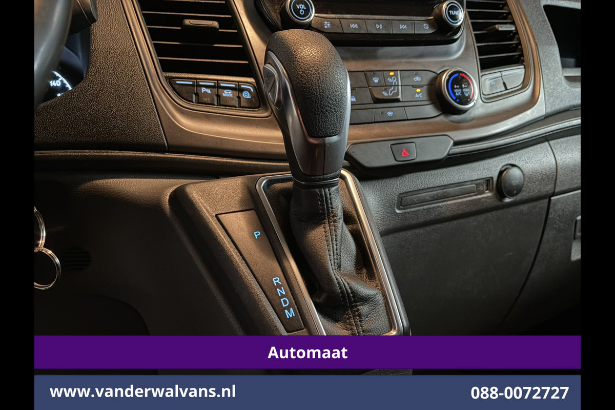 Ford Transit Custom 2.0 TDCI 130pk Automaat L2H1 Euro6 Airco | Cruisecontrol | LED | Multimediascherm | Parkeersensoren Verwarmde voorruit, Bijrijdersbank