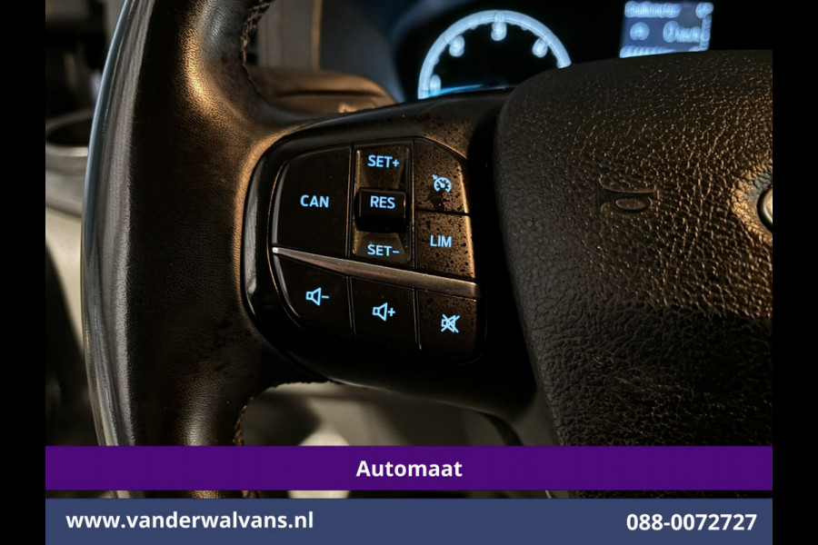 Ford Transit Custom 2.0 TDCI 130pk Automaat L2H1 Euro6 Airco | Cruisecontrol | LED | Multimediascherm | Parkeersensoren Verwarmde voorruit, Bijrijdersbank