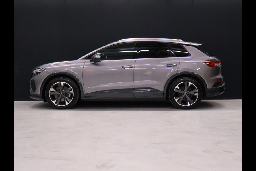 Audi Q4 e-tron 40 Advanced edition 77 kWh [VOL LEDER, VIRTUAL COCKPIT, STOELVERWARMING, BLUETOOTH, NAVIGATIE, PDC VOOR+ACHTER, SCHAKELFLIPPERS, NIEUWSTAAT]