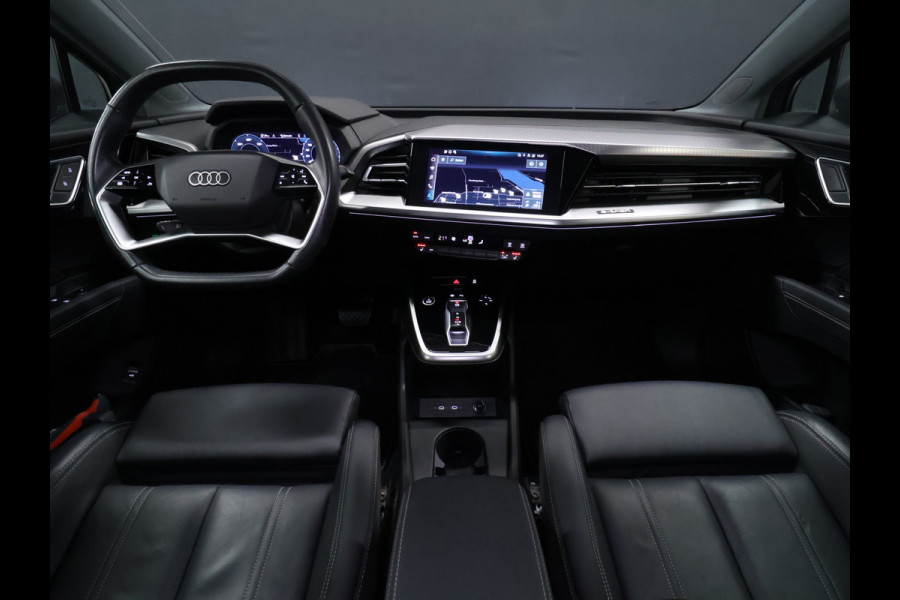 Audi Q4 e-tron 40 Advanced edition 77 kWh [VOL LEDER, VIRTUAL COCKPIT, STOELVERWARMING, BLUETOOTH, NAVIGATIE, PDC VOOR+ACHTER, SCHAKELFLIPPERS, NIEUWSTAAT]