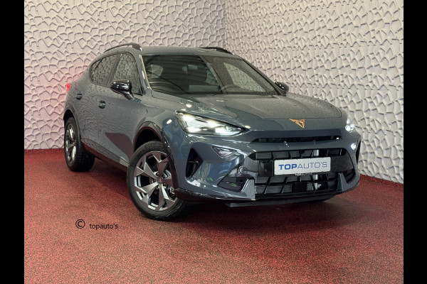 CUPRA Formentor 1.5 TSI 150 PK BENZINE CAMERA STOEL/STUUR ELEK.KLEP VERW. LED LEER CARPLAY ZWARTE.HEMEL 08/2024