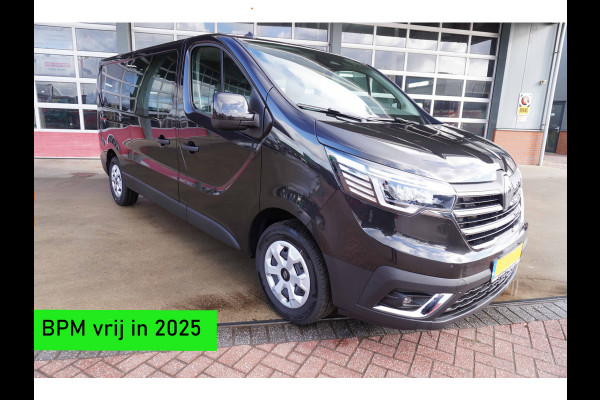 Renault Trafic 2.0 Blue dCi 130PK T29 L2H1 Advance Dubbelcab. schuifdeur L+R nr.V134 | Airco | Cruise | Camera |Trekhaak | Apple CP- Android auto | Betimmering