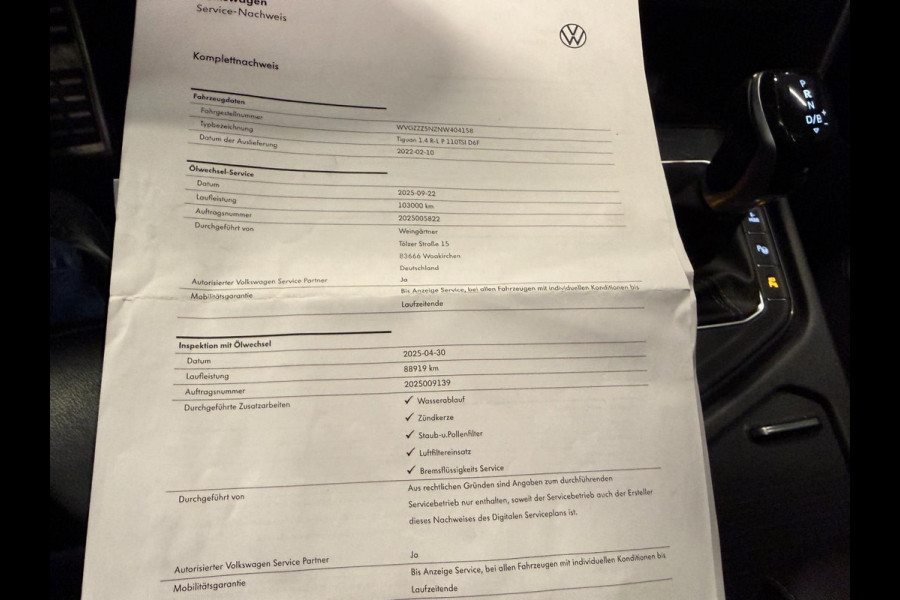 Volkswagen Tiguan 1.4 TSI eHybrid 2X R-LINE BLACK-LINE PANO/LEDER/M-STOELEN/NAVI/V-COCKPIT/DAB/LED///