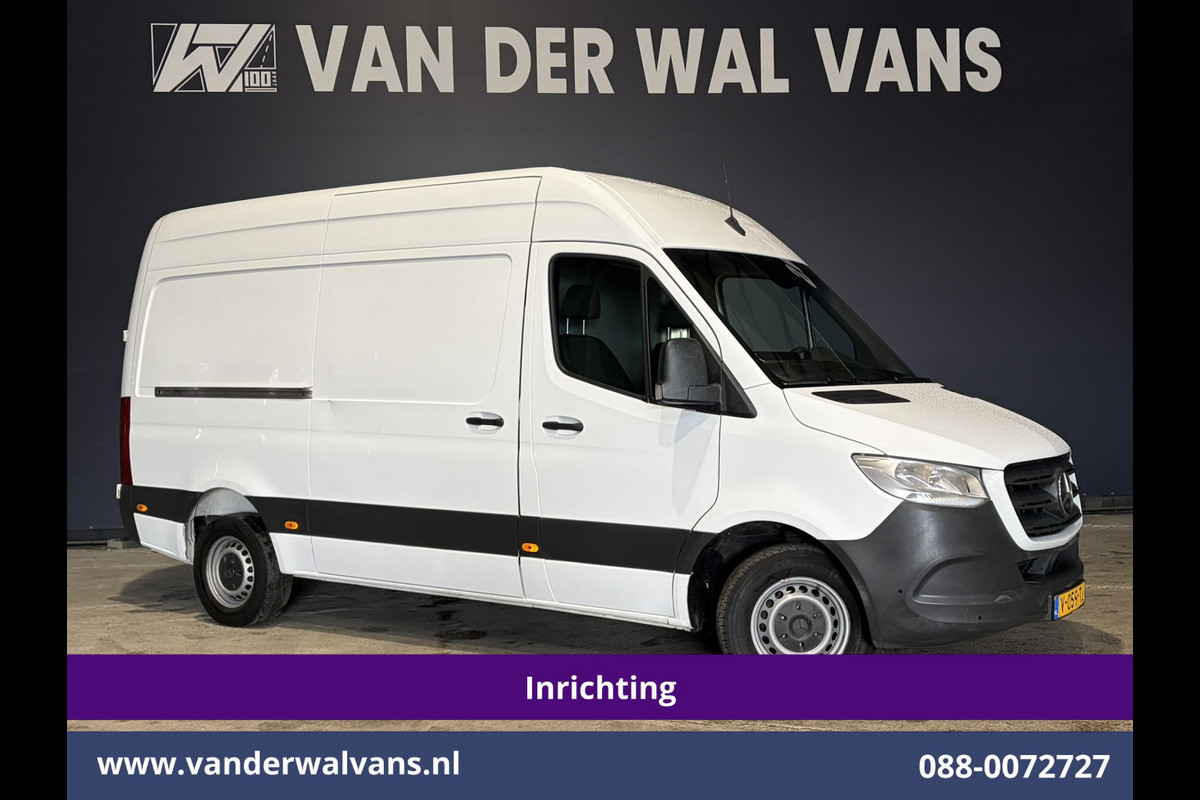 Mercedes-Benz Sprinter 316 CDI 164pk L2H2 Inrichting Euro6 Airco | 2800kg Trekhaak | Omvormer | Camera | Apple Carplay | Cruisecontrol Android Auto, Parkeersensoren