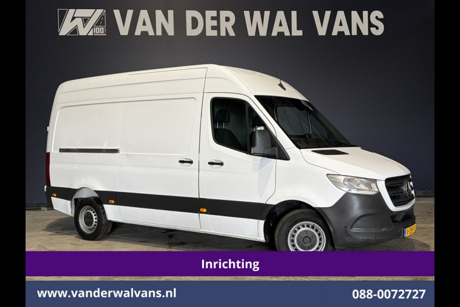 Mercedes-Benz Sprinter 316 CDI 164pk L2H2 Inrichting Euro6 Airco | 2800kg Trekhaak | Omvormer | Camera | Apple Carplay | Cruisecontrol Android Auto, Parkeersensoren