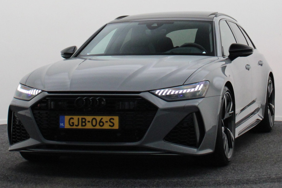 Audi RS6 Avant 4.0 TFSI Quattro 600 PK Panoramadak, B&O 3D, Dynamic Plus, Carbon, Ceramic, 4WB, HUD, 22"