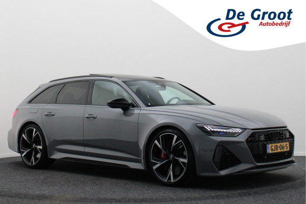 Audi RS6 Avant 4.0 TFSI Quattro 600 PK Panoramadak, B&O 3D, Dynamic Plus, Carbon, Ceramic, 4WB, HUD, 22"