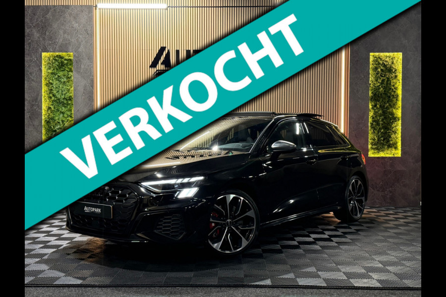 Audi S3 Sportback 2.0 TFSI quattro Edition One |PANORAMADAK|B&O|KEYLESS|CARPLAY|310PK|SFEERVERLICHTING|DEALER ONDERHOUDEN|2023 VOL